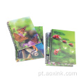 A5 Impressão Bonito 3D Bobina Notebook Student Caderno